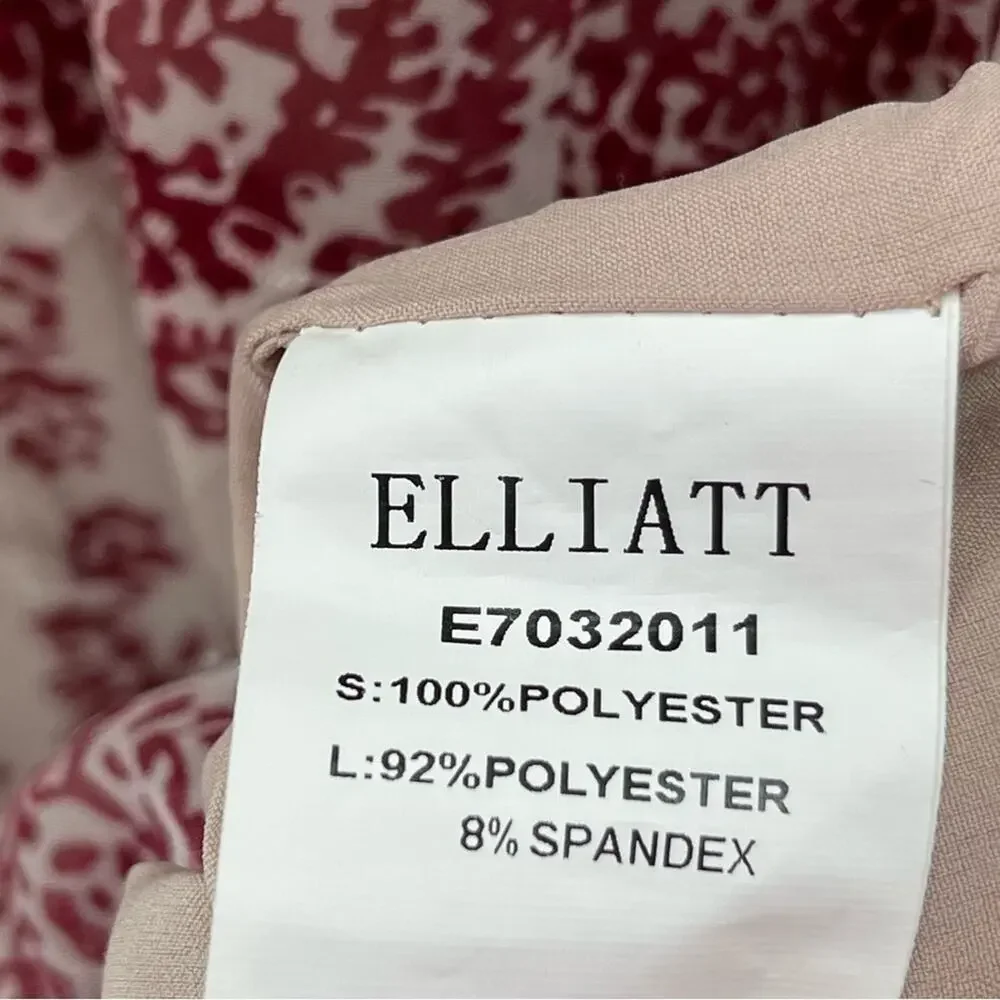 Revolve Elliatt Iridescent Sheath V-Neck Puff Sleeve Cocktail Dress Size Small - Picture 10 of 16